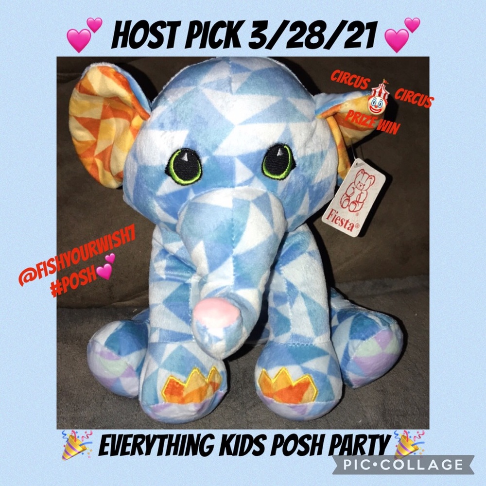 Circus 🎪 circus medium prize Elephant 🐘 New